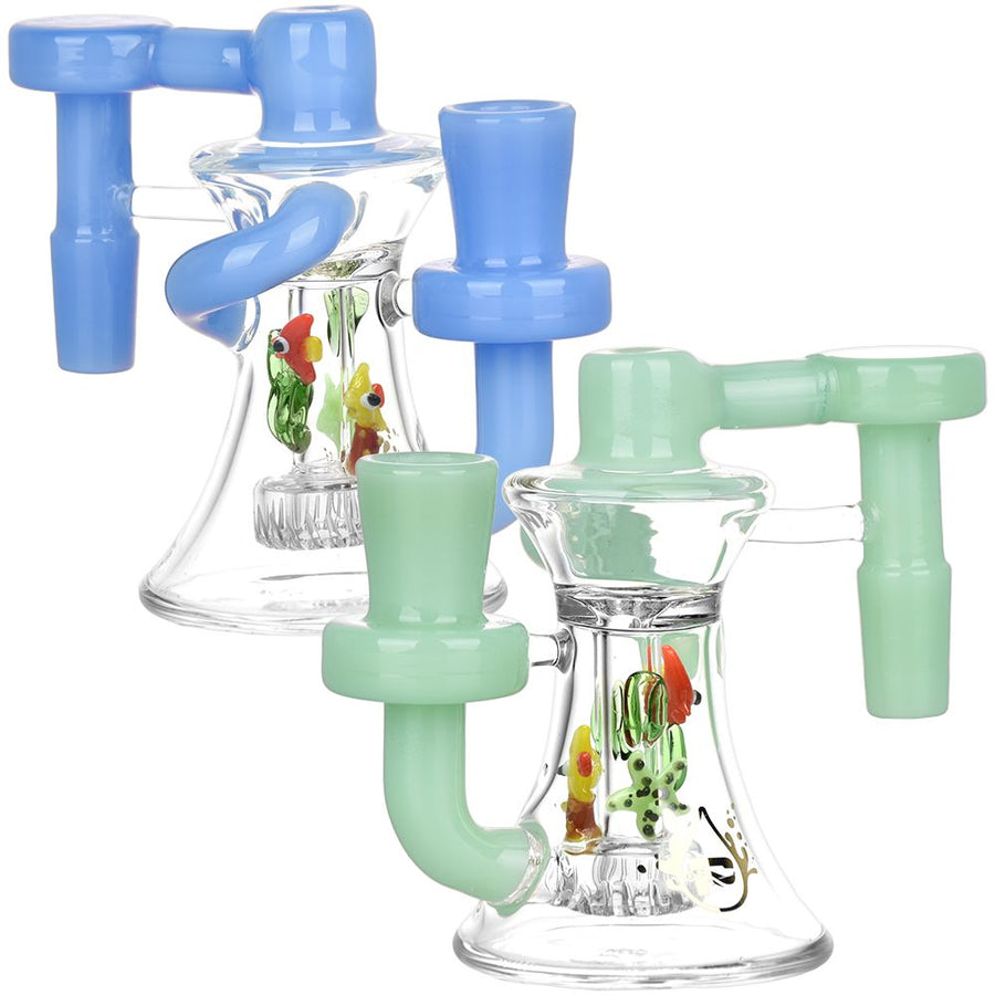 Pulsar Reef Romp Recycler Ash Catcher - 3.75" / 14mm / 90D / Colors Vary - Headshop.com