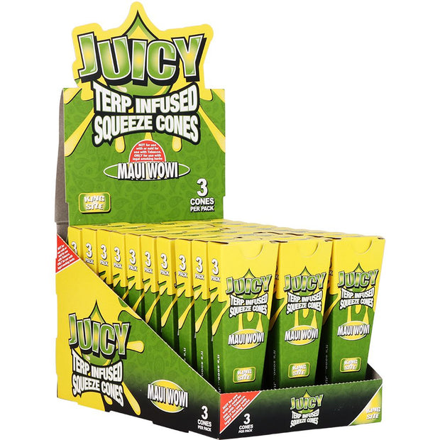 Juicy Terp Infused Squeeze Cones | Maui Wowi | 30pk Display - Headshop.com