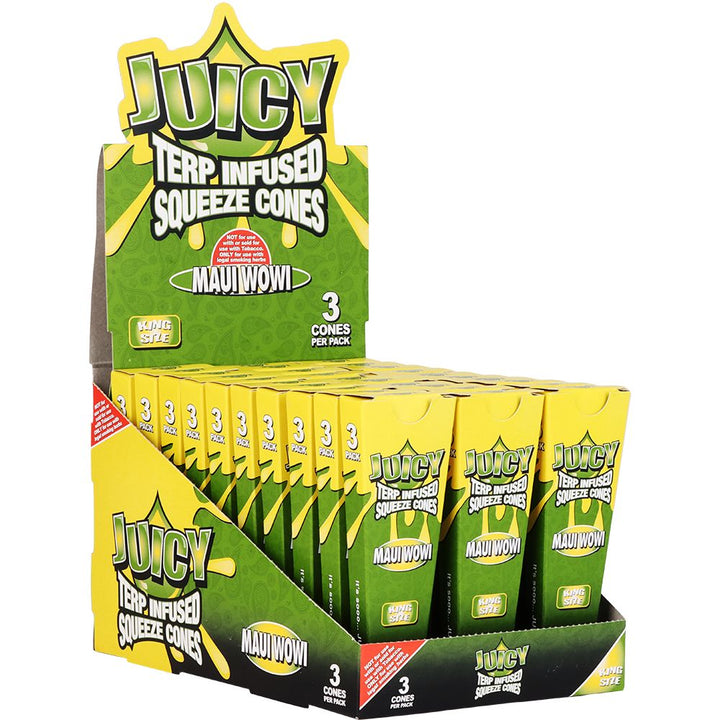 Juicy Terp Infused Squeeze Cones | Maui Wowi | 30pk Display - Headshop.com