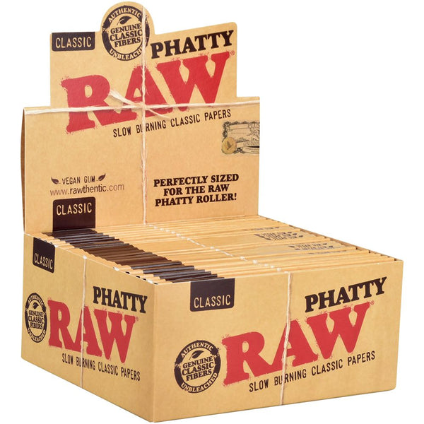 RAW Classic Rolling Papers - Phatty / 32pc 24pk RAW Classic Rolling Papers - Phatty / 32pc 24pk