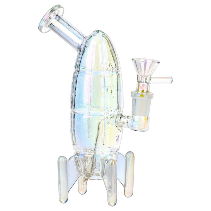 Journey To The Stars Electroplated Glass Water Pipe - 7" / 14mm F - Headshop.com