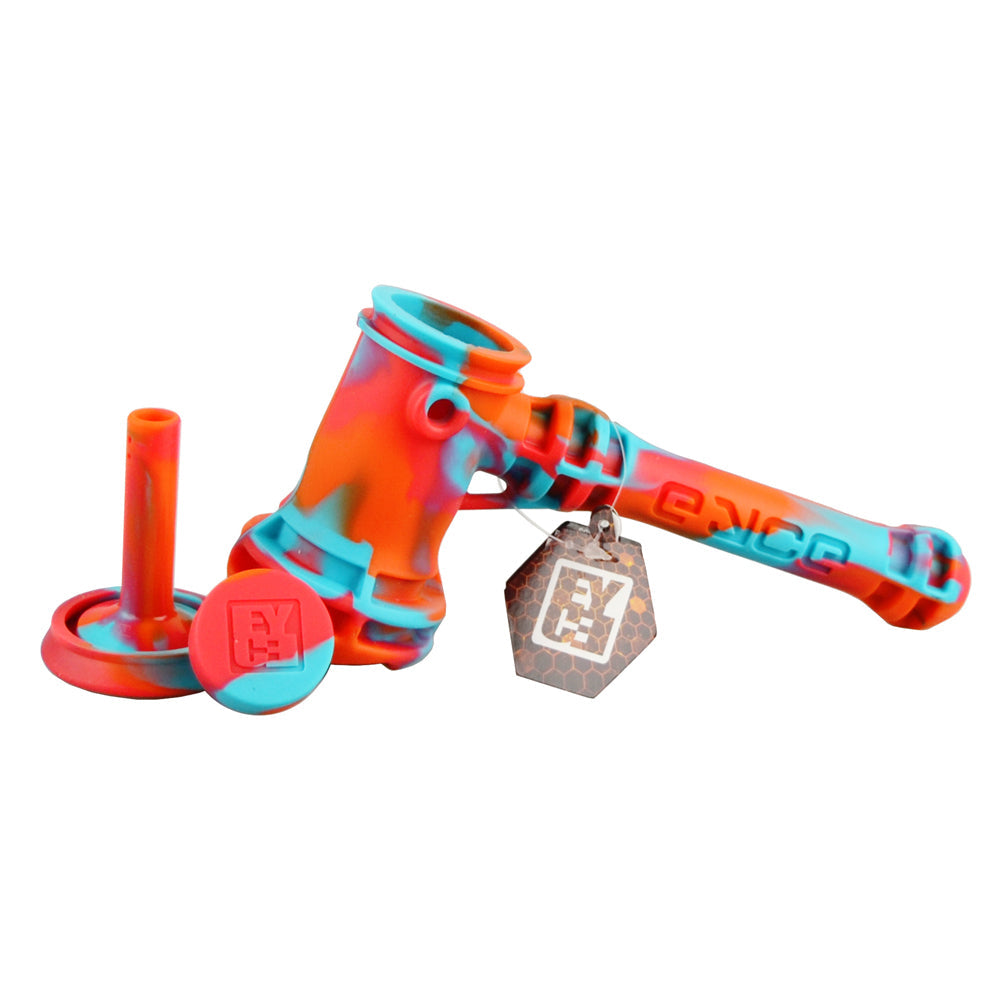 Eyce Silicone Hammer Bubbler Pipe - Assorted Colors - 8PC DISPLAY - Headshop.com