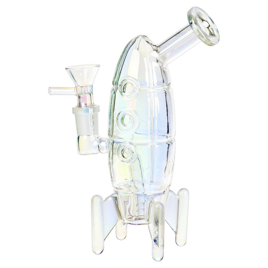 Journey To The Stars Electroplated Glass Water Pipe - 7" / 14mm F - Headshop.com