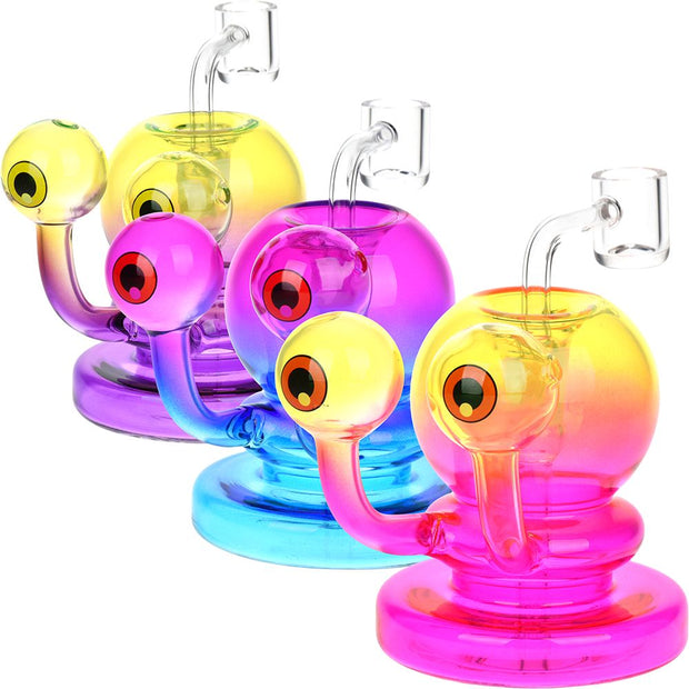 Neon Sponge Bob Pet Beastie Glass Dab Rig - 4" / 14mm F - Headshop.com