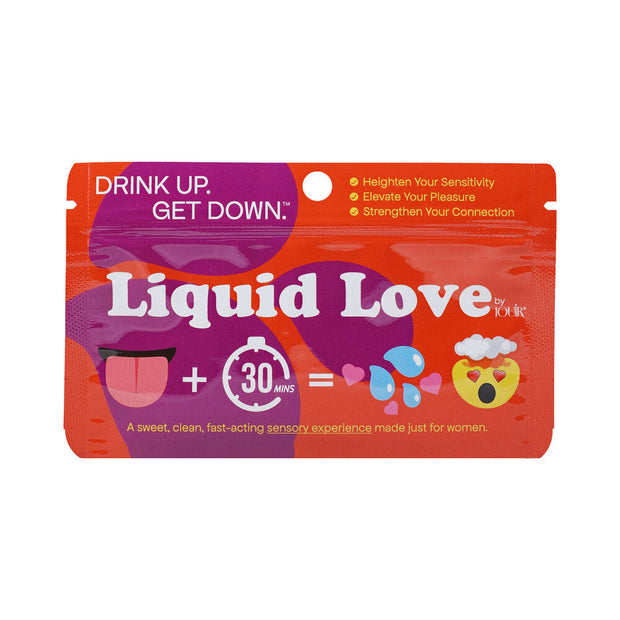 Liquid Love by Jouir Drink Up Get Down Sweet Sexual Supercharger 12-Pack Display - Headshop.com
