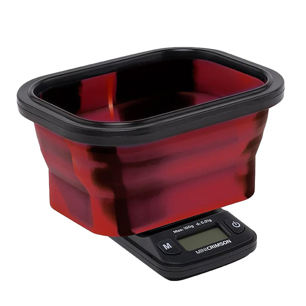 Truweigh Mini Crimson Collapsible Bowl Scale Truweigh Mini Crimson Collapsible Bowl Scale
