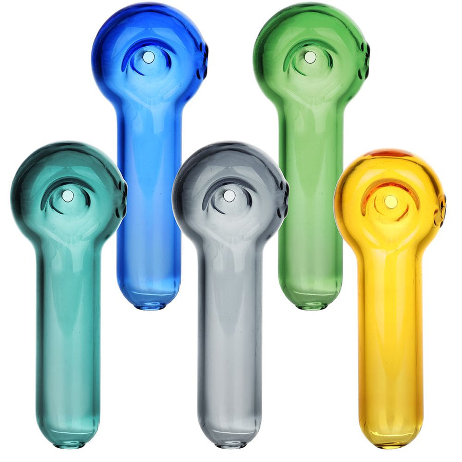 Bright Bubble Glass Spoon Pipe - 3.25" / 5ct - Headshop.com