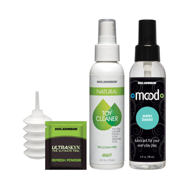 Vac-U-Lock - VIBRATING Dual Density ULTRASKYN Set w/Wireless Remote Caramel - Headshop.com