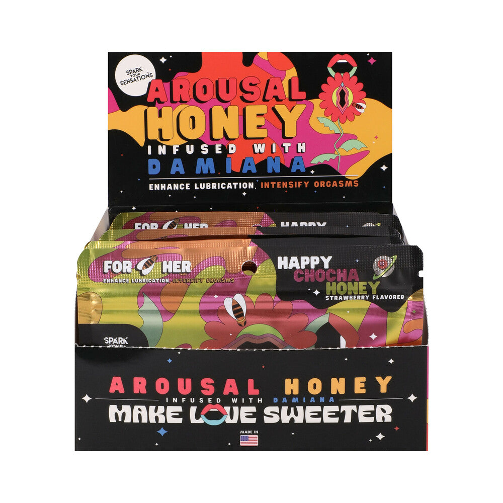 Happy Chocha Honey Arousal Honey 12-Pack Display - Headshop.com