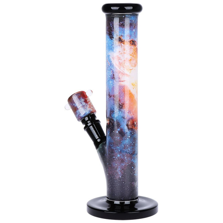 Pulsar Inside Print Straight Tube Glass Water Pipe | 11.25" - Headshop.com