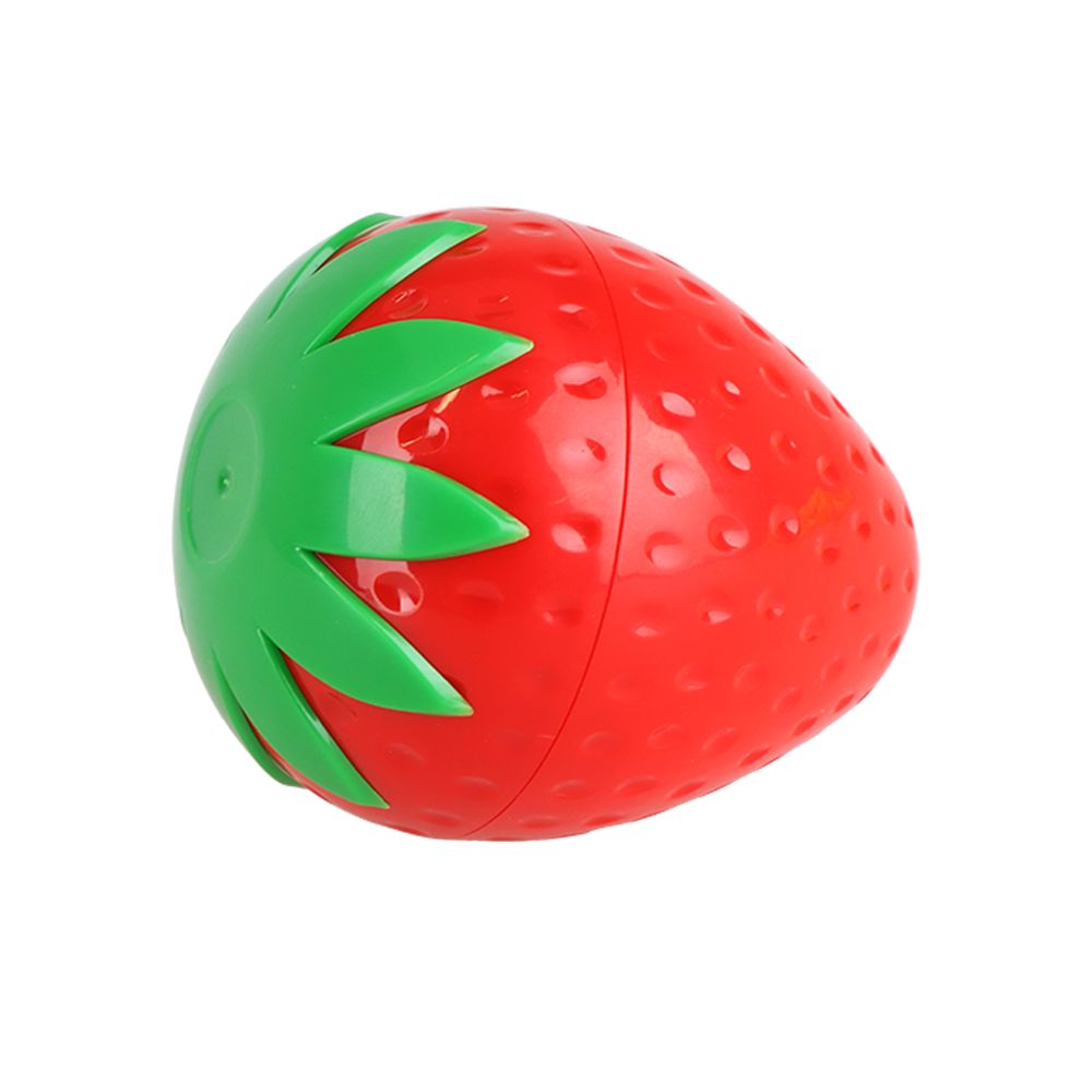 Strawberry Plastic Storage Jar - 3" - Headshop.com