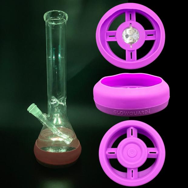 Bong Base Bumper Coin Battery 4.25in-6in Bases Silicone Fits Variety of Shapes - Headshop.com