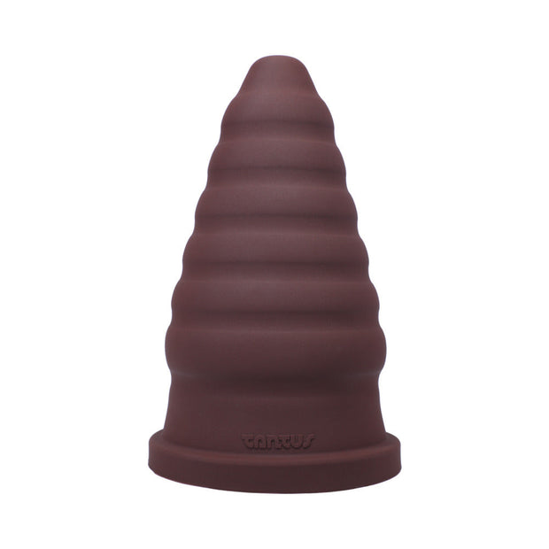 Tantus Cone Ripple Firm Dildo Garnet (Box) - Headshop.com