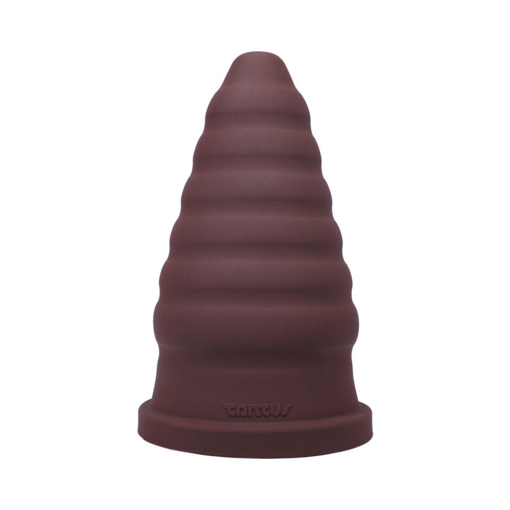 Tantus Cone Ripple Firm Dildo Garnet (Box) - Headshop.com