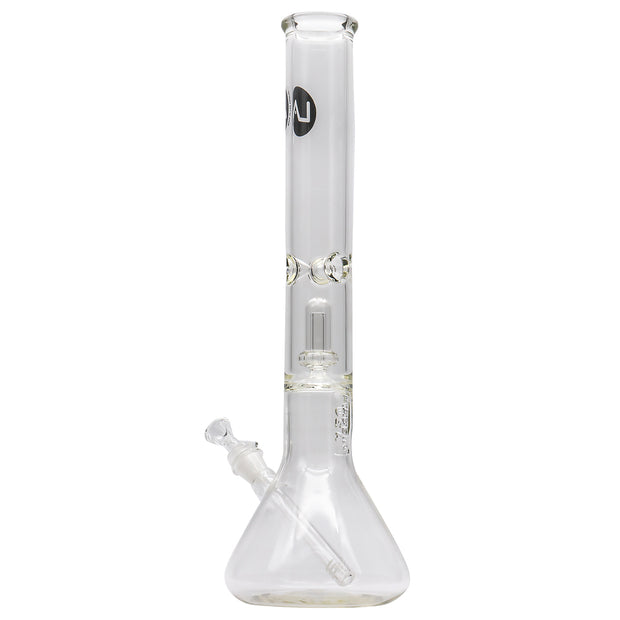 LA Pipes Thick Glass Beaker Showerhead Perc Bong - Headshop.com
