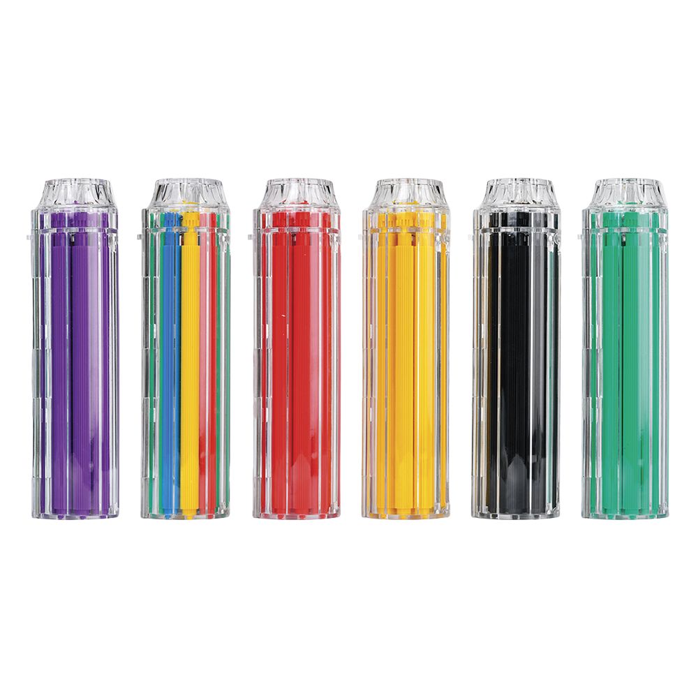 The Pocket Roller Easy Rolling Machine - 6" / Assorted Colors 6ct - Headshop.com