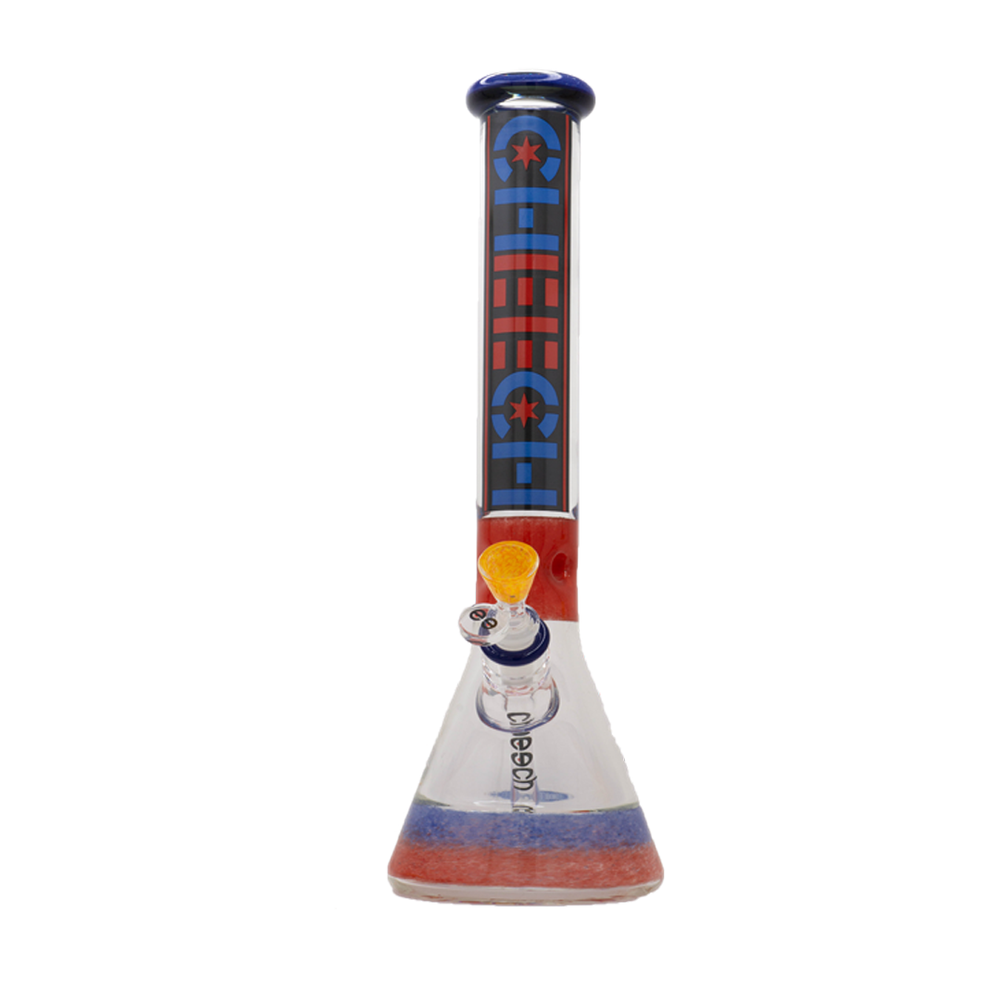 Cheech Glass Take Me Back In Time Retro Beaker - Headshop.com