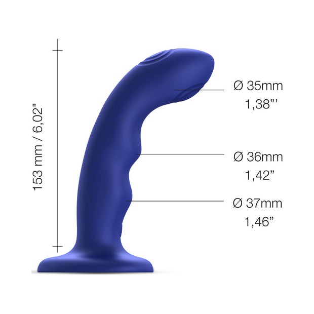 Strap-On-Me Tapping Dildo Wave Night Blue - Headshop.com
