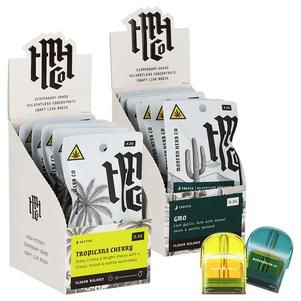 Modern Herb Co Live Rosin THCA Pod Refill | 0.5g | 6ct Display Modern Herb Co Live Rosin THCA Pod Refill | 0.5g | 6ct Display
