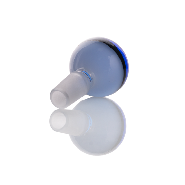 Blue Poke Ball Glass Bong Bowl - 14mm - Headshop.com