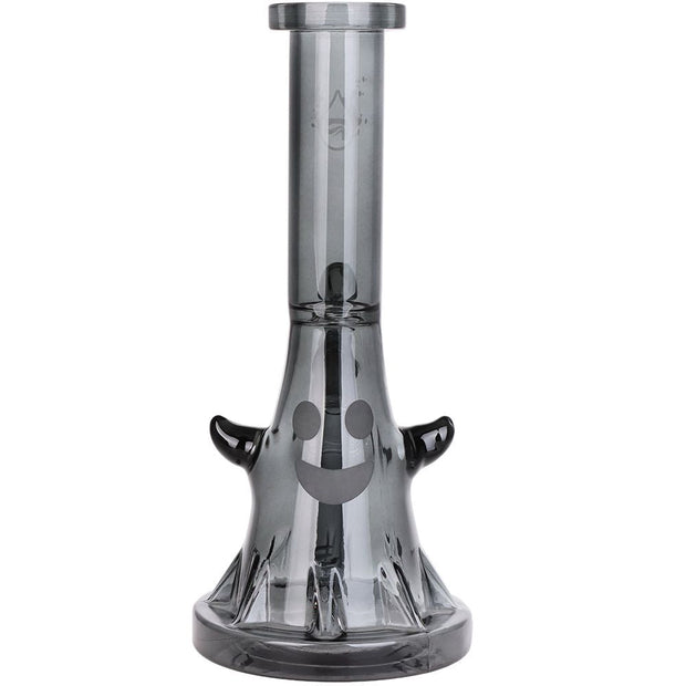 Pulsar Happy Ghost Glass Water Pipe - 10" / 14mm F