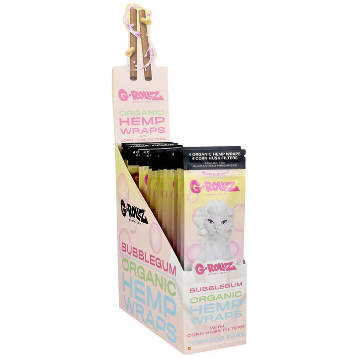 G-ROLLZ Pets Rock Organic Hemp Wraps | 4pc | 15pk Display - Headshop.com