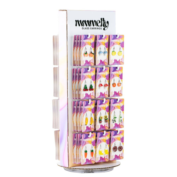 Mmmelty Handmade Glass Earrings | Assorted Styles | 72ct Display - Headshop.com