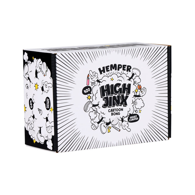 Hemper High Jinx Cartoon Glass Water Pipe | 14mm F - Headshop.com