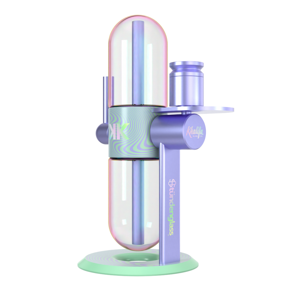 Khalifa x Stündenglass Gravity Infuser - Violet Sky / Mints - Headshop.com
