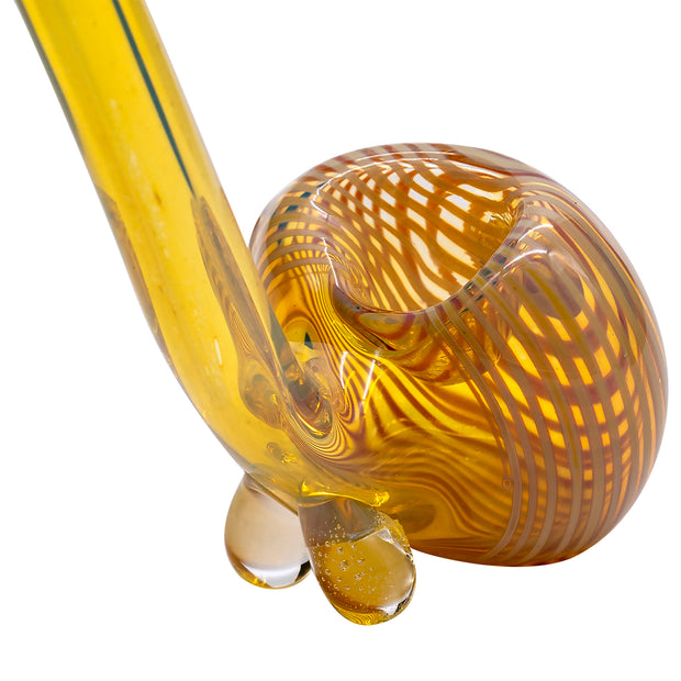 LA Pipes "Flaco" Skinny Glass Sherlock Pipe - Headshop.com