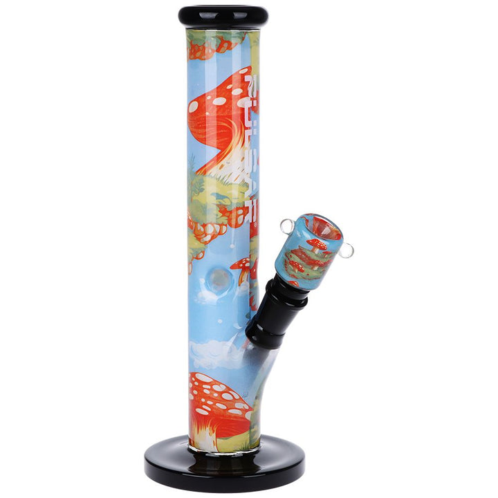 Pulsar Inside Print Straight Tube Glass Water Pipe | 11.25" - Headshop.com