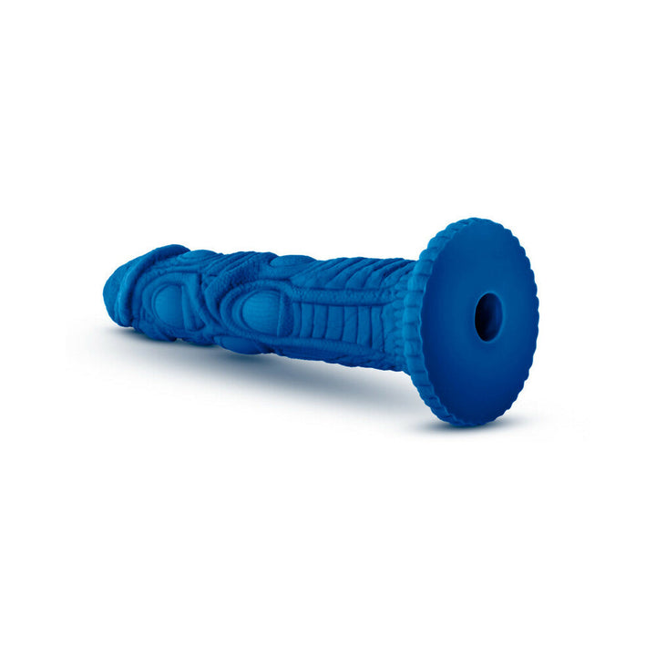 The Realm Draken 7.5 in. Silicone Lock On Fantasy Dildo Blue - Headshop.com