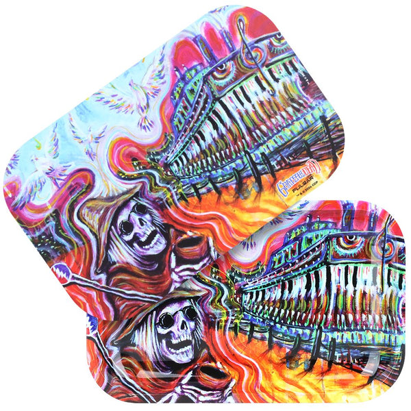 Grateful Dead x Pulsar Rolling Tray & Lid Kit - Steamboat / 11" x 7" Grateful Dead x Pulsar Rolling Tray & Lid Kit - Steamboat / 11" x 7"