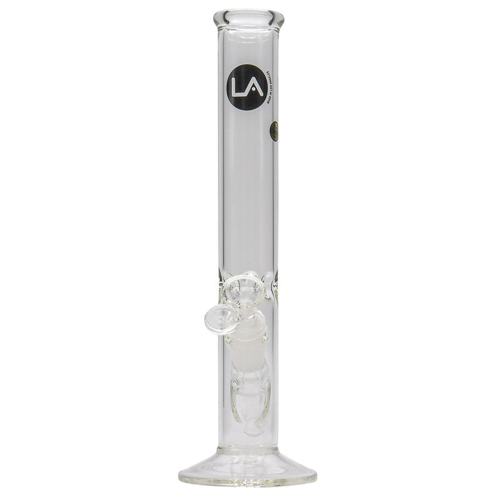 LA Pipes 12" Clear Straight Shot Bong - Headshop.com