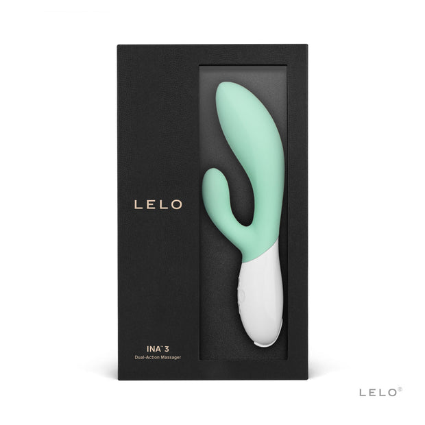 LELO INA 3 Rechargeable Dual Stimulator Seaweed - Headshop.com