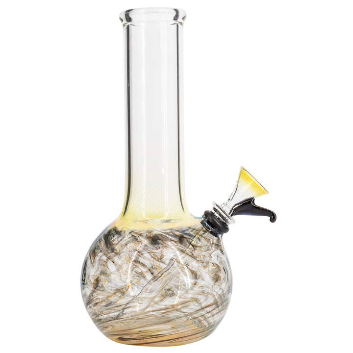 LA Pipes Raked Tiger Stripe Accented Beaker Bong - Headshop.com