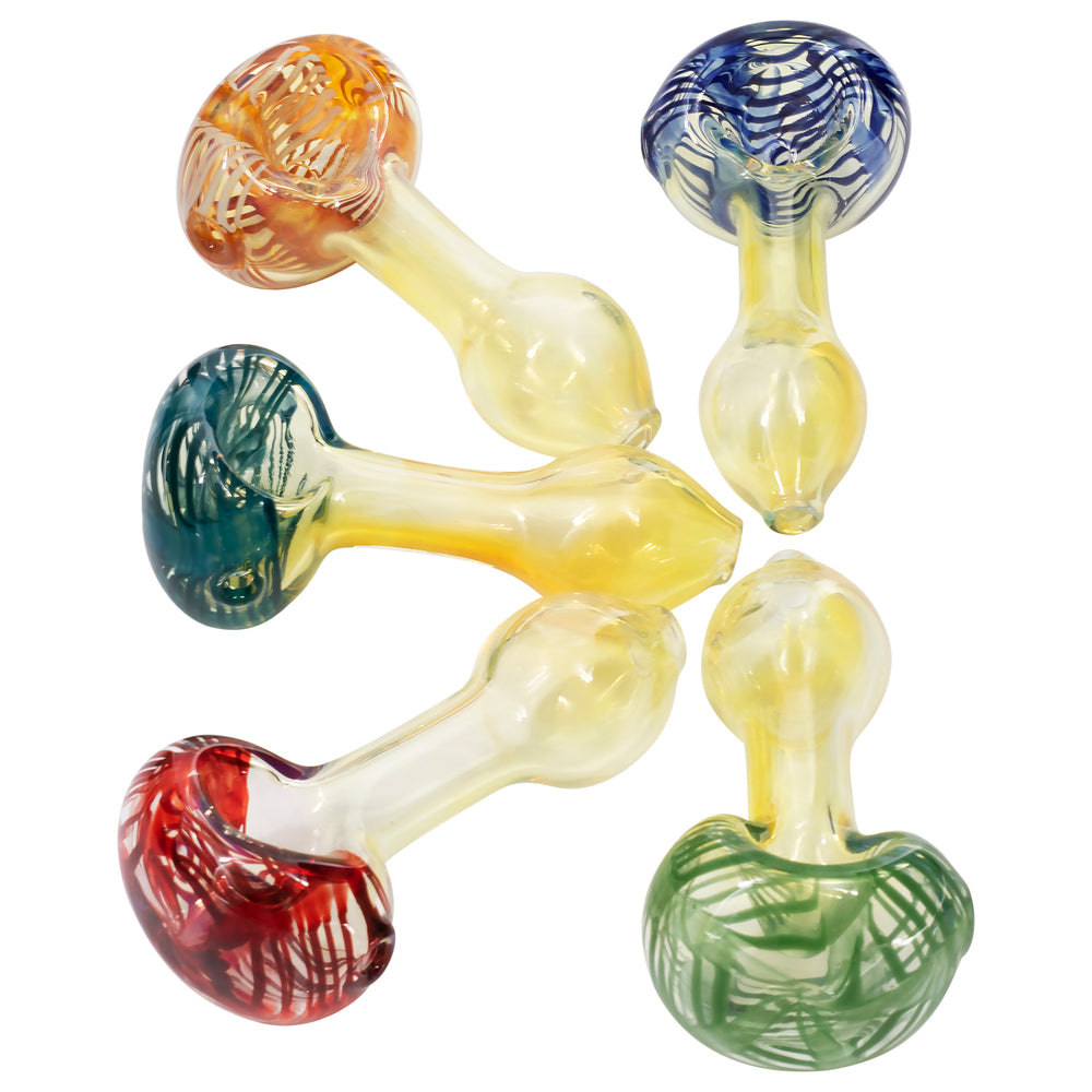 LA Pipes Color Cake Swirl Glass Pipe - Headshop.com