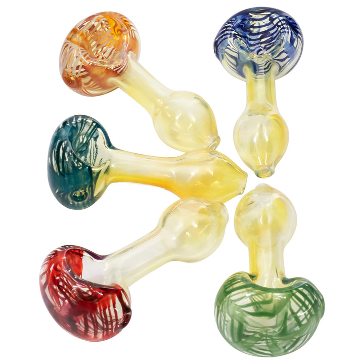 LA Pipes Color Cake Swirl Glass Pipe - Headshop.com