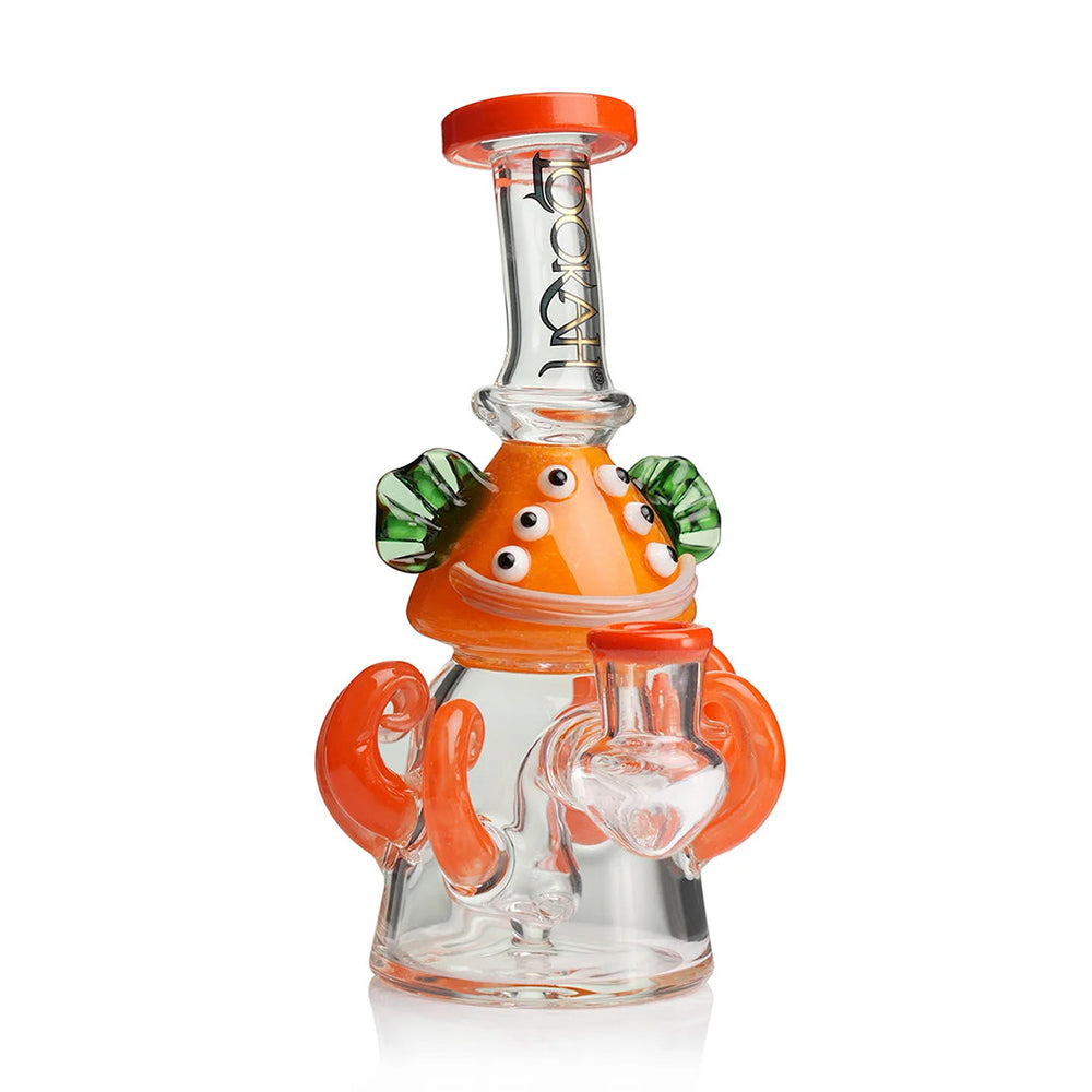 Lookah Glass 10" Mini Cute Six Eyes Clown Water Pipe - Headshop.com