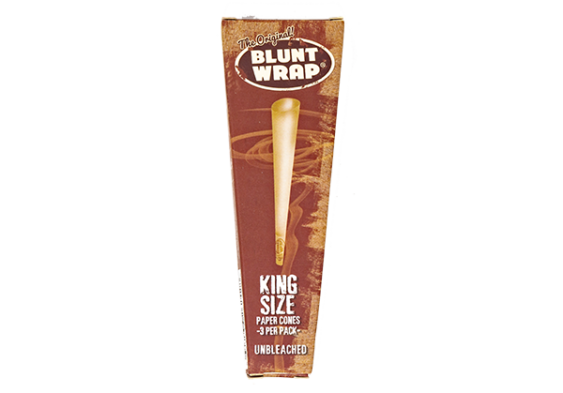 Blunt Wrap Unbleached Cones - 1/4 - 6 pack - Headshop.com
