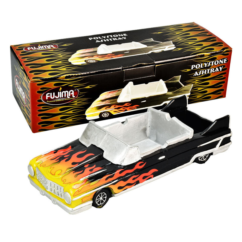 Fujima Lowrider Flame Car Ashtray - 9.5" - Headshop.com