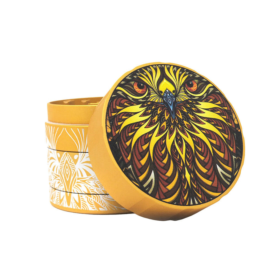 Cali Crusher Homegrown Phil Lewis Hawk Grinder -4pc/2.35" - Headshop.com