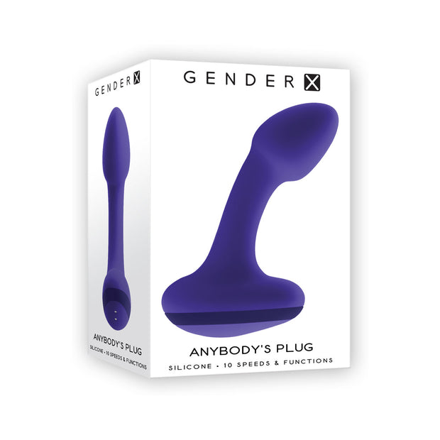 Gender X Anybody's Plug Rechargeable Plug Silicone Purple - Headshop.com