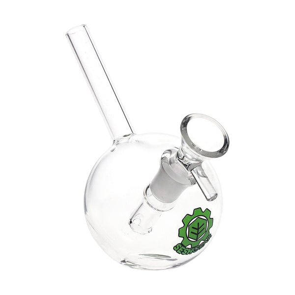 SeshGear Round Ball Glass Water Pipe - 4.5" / 14mm F / Colors Vary SeshGear Round Ball Glass Water Pipe - 4.5" / 14mm F / Colors Vary
