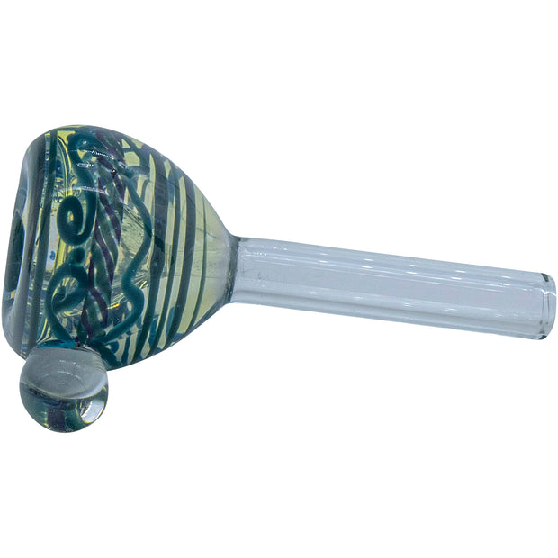 LA Pipes Painted Warrior Pull-Stem Slide Bowl - Headshop.com