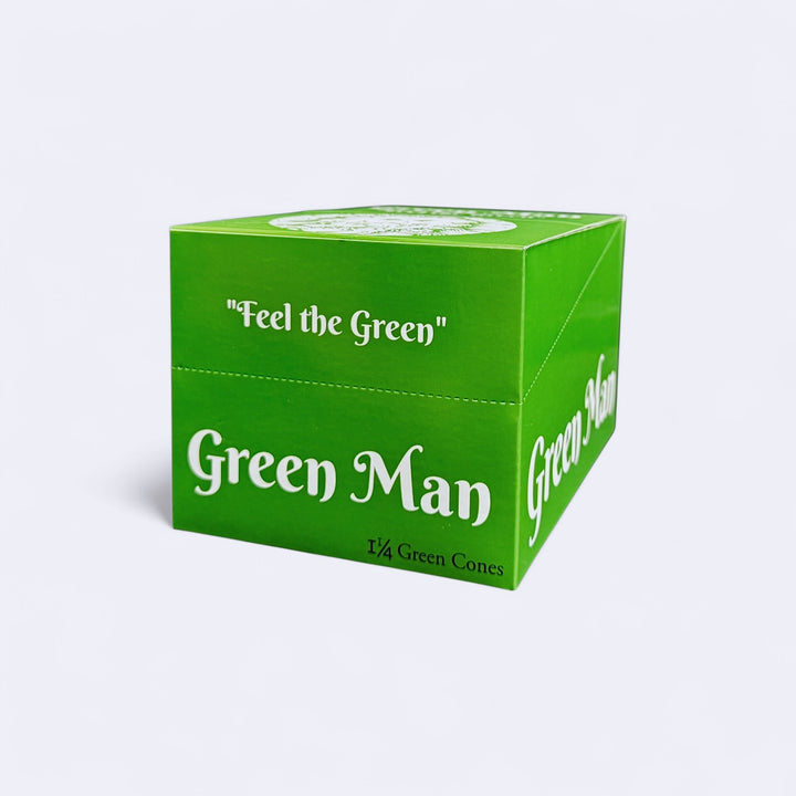 Green Man Green Rice Paper Cones Box - Headshop.com
