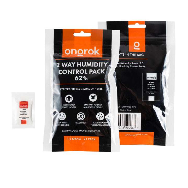 Ongrok 2-Way 62% Humidity Packs | 3 sizes (Small, Medium, Large) - Headshop.com