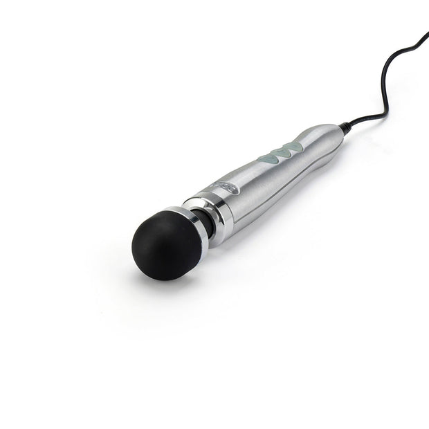 Doxy Die Cast 3 Compact Wand Vibrator Brushed Metal - Headshop.com