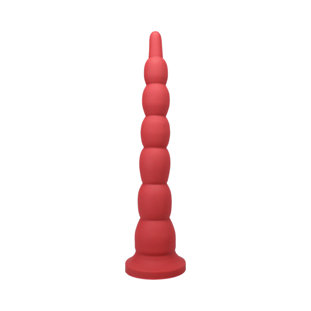Tantus Cowboy Beaded Dildo Ruby (Box) - Headshop.com