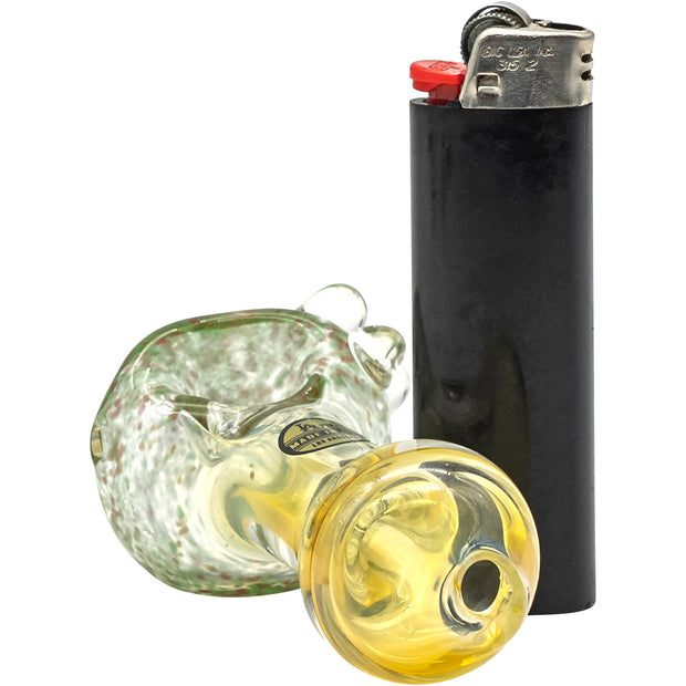 LA Pipes "Thick Neck Freckles" Spoon Pipe - Headshop.com